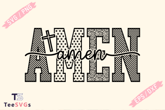 Amen SVG & Bible Verse Designs for T-Shirt Projects