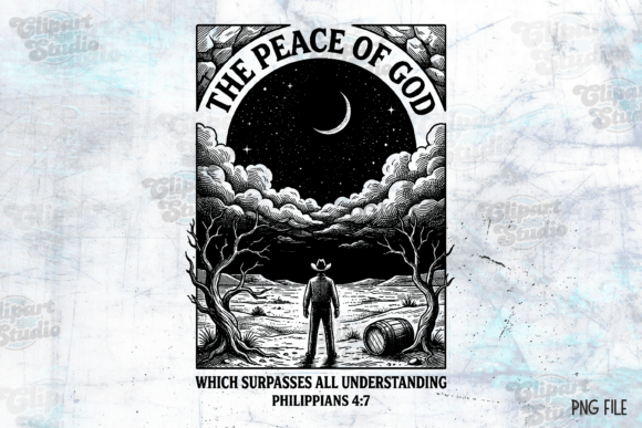 Christian Design PNG, Western Faith PNG — T-Shirt Designs