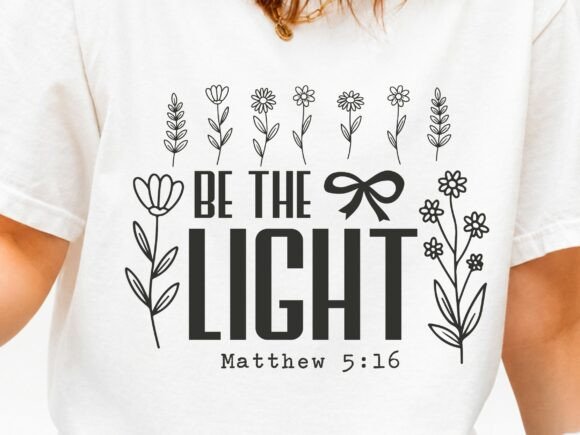 Christian Floral SVG & Shirt Design Freebies