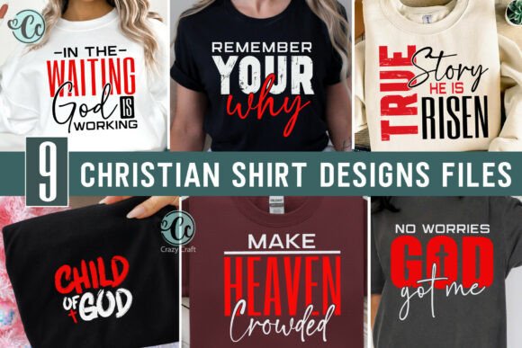 Christian PNG Bundle: T-Shirt Designs