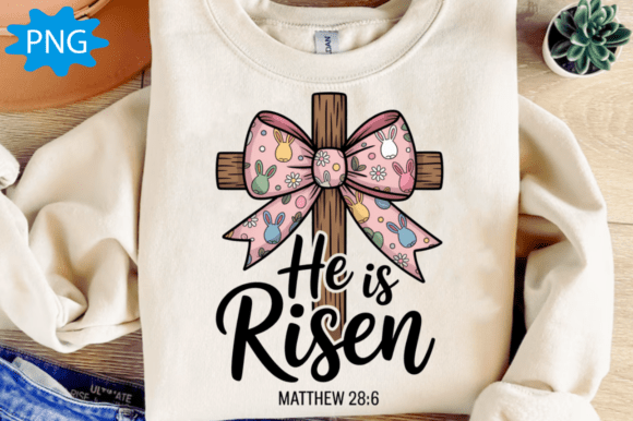 He is Risen PNG: T-Shirt Designs for Faith-Based Branding