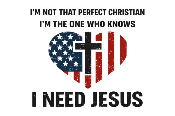 I Need Jesus Faith Typography T-Shirt Designs